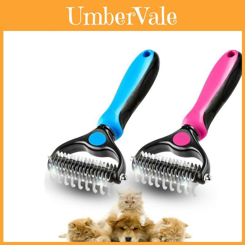 Professional Dog Cat Comb Brush For Daily Grooming And Massage Promotes Healthy Skin And Shiny Coat