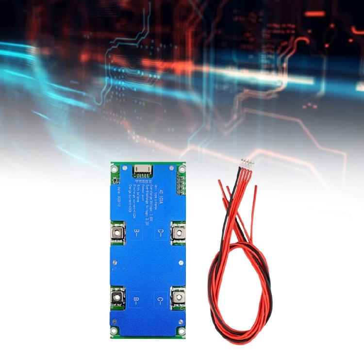 Модуль 4S 12В 100А Литий-фосфатный аккумулятор Плата балансировки заряда Низкое энергопотребление Многоуровневая защита схемы