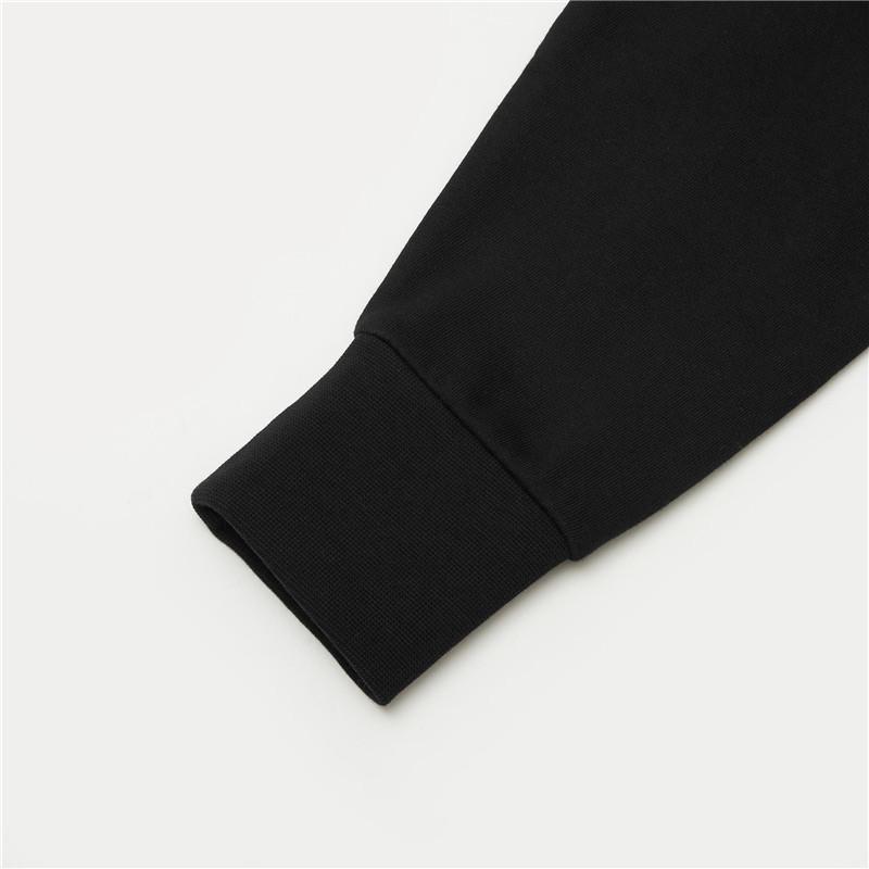 Puma Solid Color Sports Drawstring Hoodie Women Tops Black 847688-01