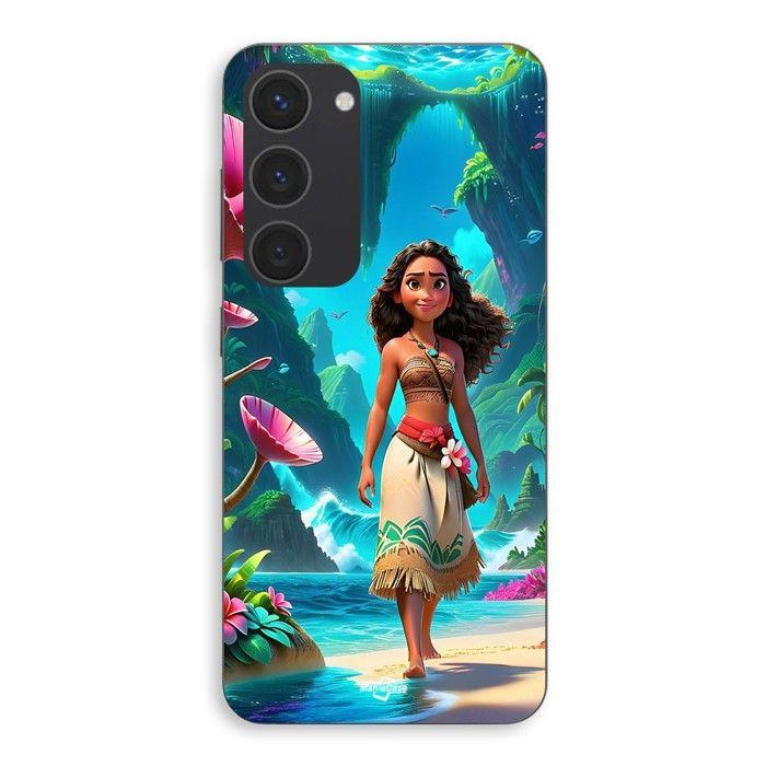 Coque de téléphone - MANIACASE - Samsung Galaxy S23 - Silicone - Souple - Vaiana Art