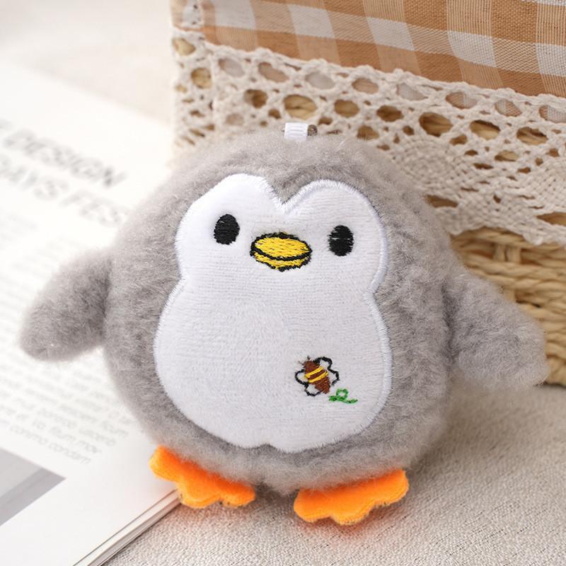 Милый плюшевый брелок в виде пингвина, пушистая мягкая игрушка, украшение для сумки