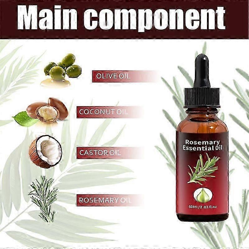 Rosemary Essential Oil and Batana Oil Set, Nourishing and Revitalizing Hair, Natural Batana Hair Revival Formula, Batana Oil for Hair Growth, Rosemary