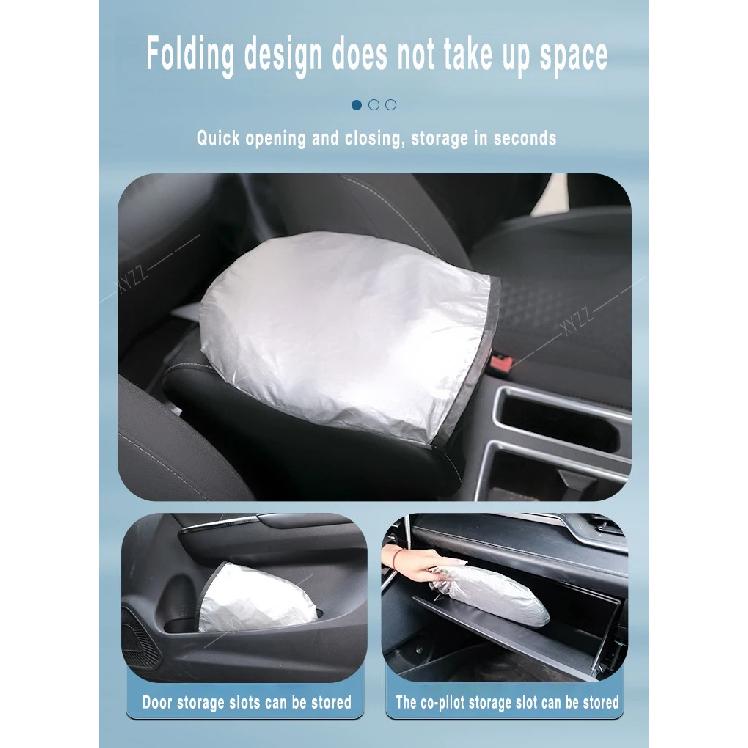 Car Front Windshield Sunshade Heat Insulation Sun Visor Summer Auto Accessories For BMW 5 Series G30 G31 2018~2023 2019 2020