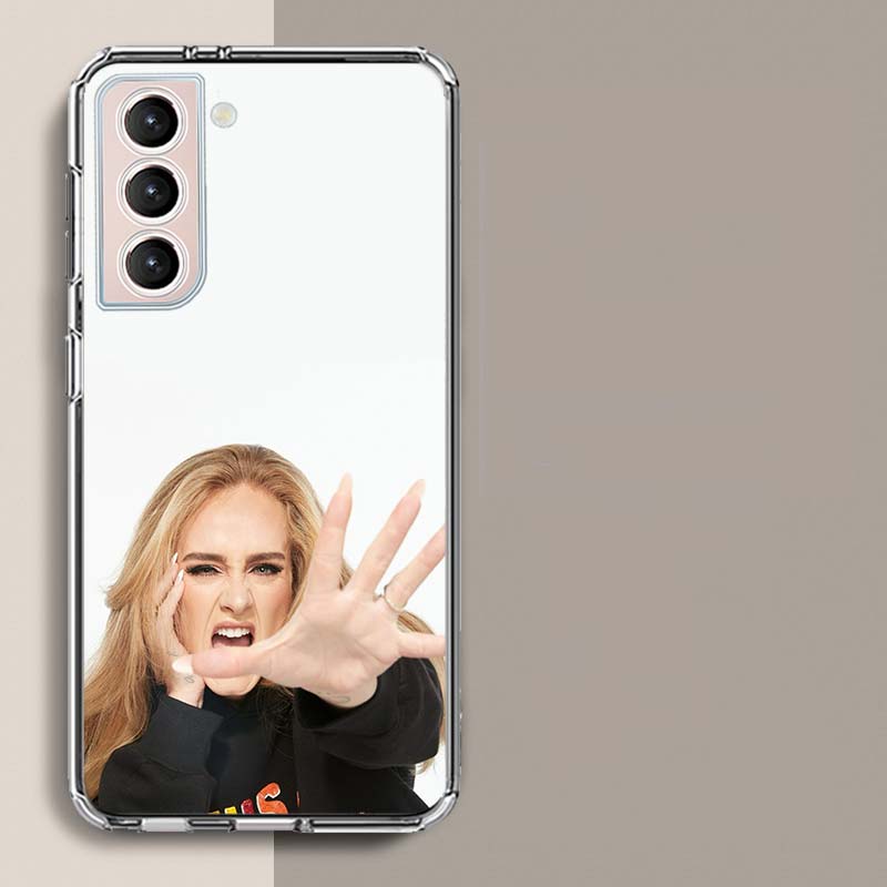 Чехол для телефона Singer A-Adele для Samsung Galaxy S25 Edge S24 S23 FE S21 S20 S10 Plus S22 S26 Ultra Чехол Прозрачные Чехлы ТПУ Capa Оболочка