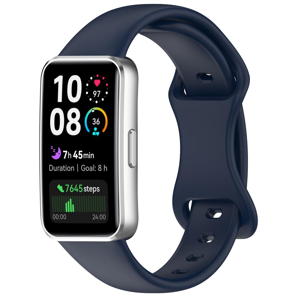 Силиконовые ремешки Для Huawei Band 10/9/9 NFC Аксессуары для ремешка Замена Спортивный браслет pulseira correa для Huawei Bands 8/8NFC