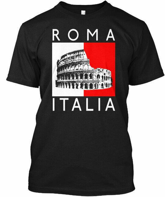 Roma Italia Rome Italy Italian Tourist Souvenir T-Shirt Made In USA Size S 5XL Unisex T-Shirt - Men's Summer Cotton Graphic Tee