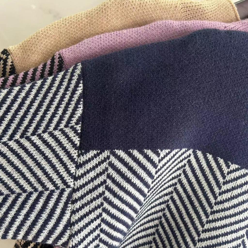 Осень/Зима Женский Полуводолазный Свитер Плюс Размер Утолщенный Пуловер Трикотаж Дизайн Sense Свободный Трикотажный Топ Эластичный Трикотажный Джемпер Верхняя Одежда