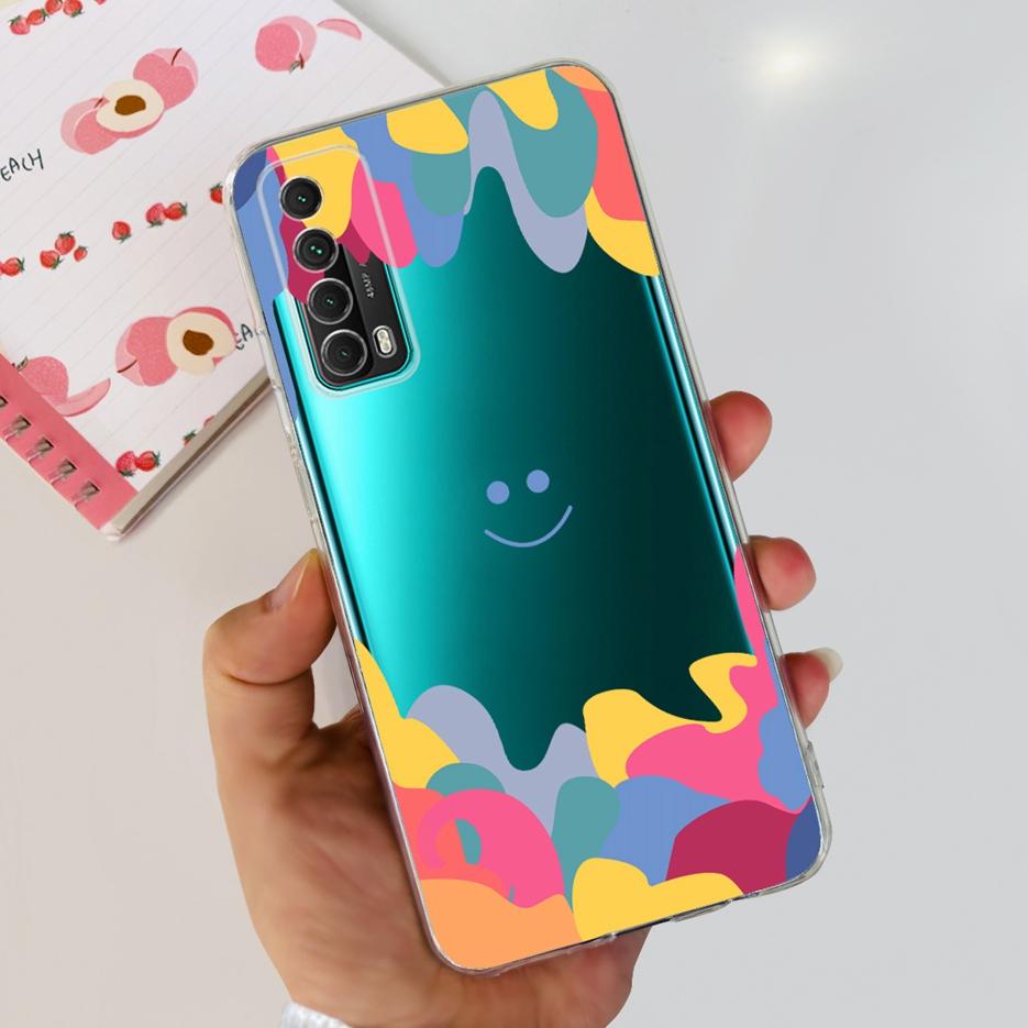 Для Huawei P Smart 2021 Чехол PPA-LX1 PPA-LX2 Новый Модный Расписной Чехол Мягкий ТПУ Чехол для Телефона Для Huawei Y7a Psmart 2021 Coque Capa