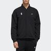 Adidas Wj Jkt Warm Logo Print Casual Sports Woven Jacket Men Jackets Black FJ0192