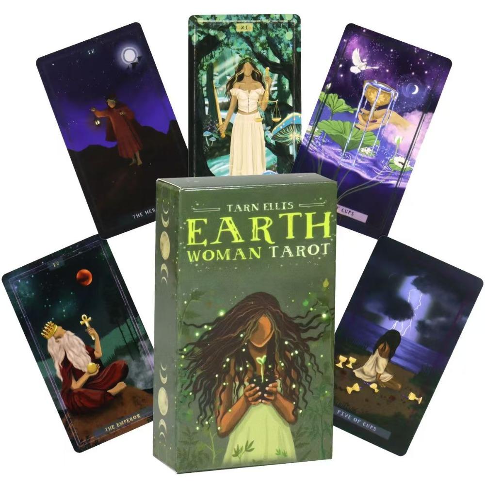 Earth Woman Tarot Deck 78Pcs Cards Nurture Your Intuition and Celebrate Mother Nature's Wisdom Table Game