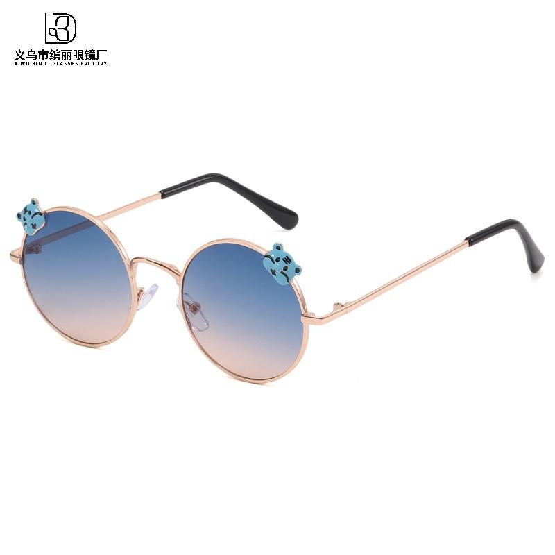 Детские солнцезащитные очки, солнцезащитные очки для путешествий, солнцезащитные очки для девочек, круглая оправа, зимние детские солнцезащитные очки