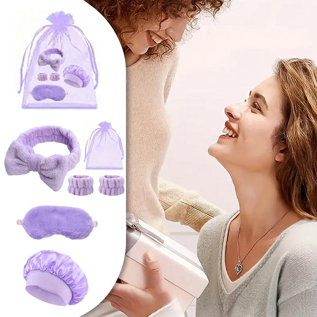 Набор расчесок с сумкой для хранения, маска для глаз, шапочка для сна, повязка на голову, напульсник, подарочный набор для вечеринки, подарок, Специально для париков из натуральных волос