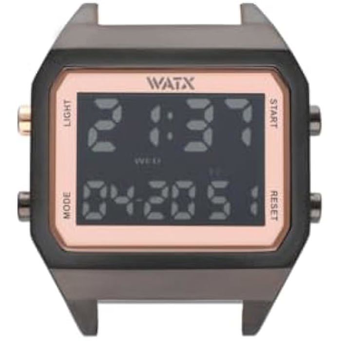 Montre unisexe Digi2 / Matt IPGun / 34,5 mm - WATXANDCO - Quartz - Verre minéral - Etanchéité 3 Atm