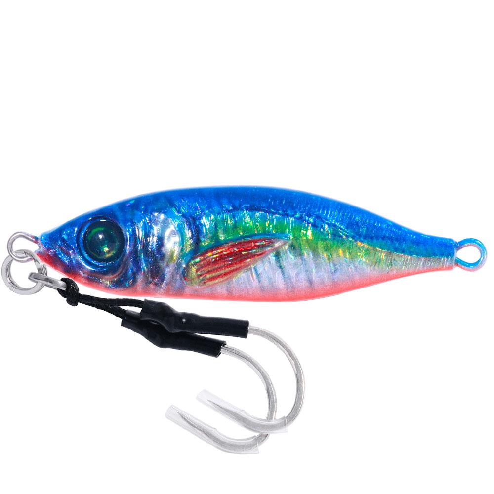 30G 40G 60G 80G Metal Jig Candy Casting Lead Bait Jigging Bait Slow Pitch With Assist Hooks Jigs Lure