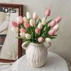 3 шт. искусственных тюльпанов, поддельные тюльпаны с гибкими стеблями, реалистичные искусственные тюльпаны для самостоятельного создания цветочных композиций, украшений для дома, свадьбы, вечеринки