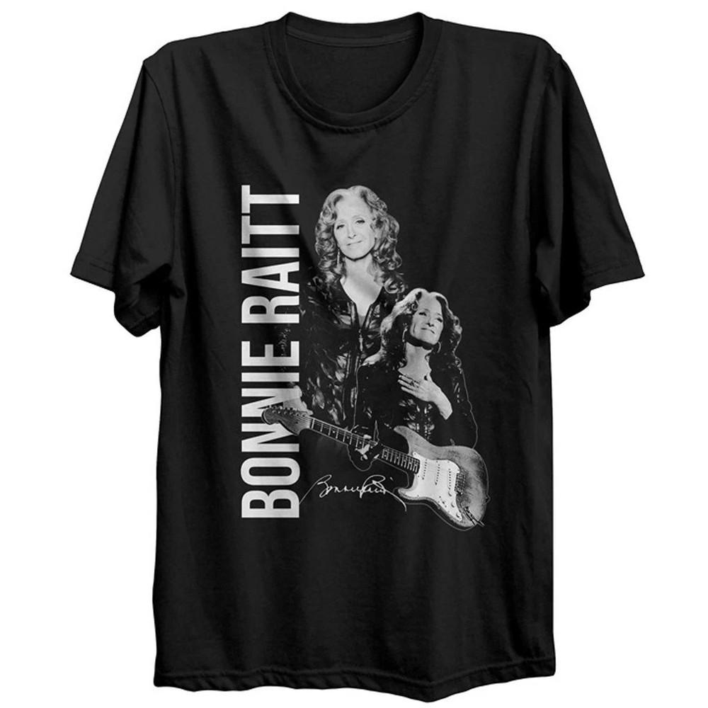 NEW Bonnie Raitt Signature Heavy Cotton Black S-5XL T Shirt UR739 Unisex T-Shirt
