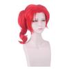 Men 35CM JOJO's Bizarre Adventure Kakyoin Noriaki Ponytail Wig Cosplay Costume Heat Resistant Synthetic Hair Party Role Play Wig