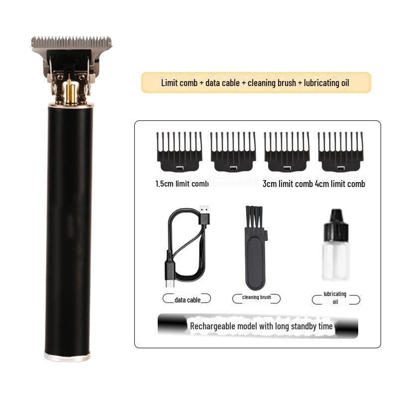 Электрическая машинка для стрижки волос T9 Cross-Border для лысых и жирных голов с бритвой Carving