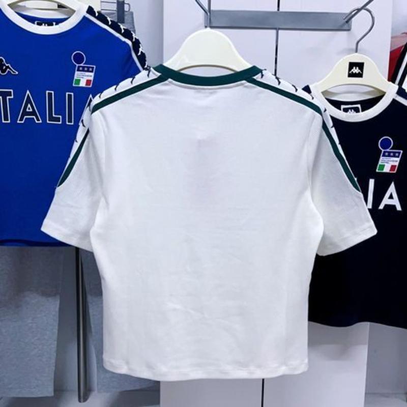 Kappa women's short sleeved summer sports T-shirt casual half sleeved top