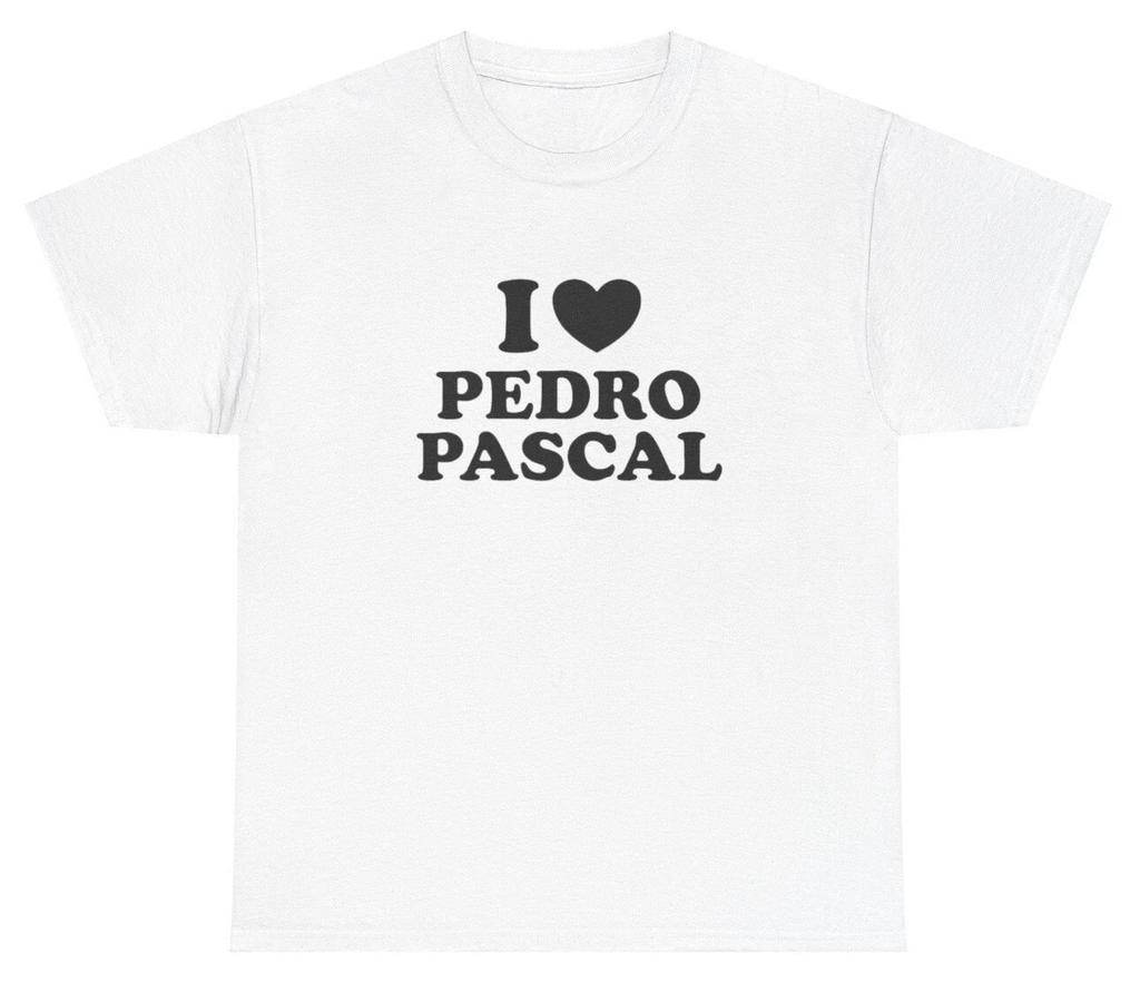 I Love / Heart Pedro Pascal T Shirt Funny Ironic Oddly Specific Meme Humor Tee
