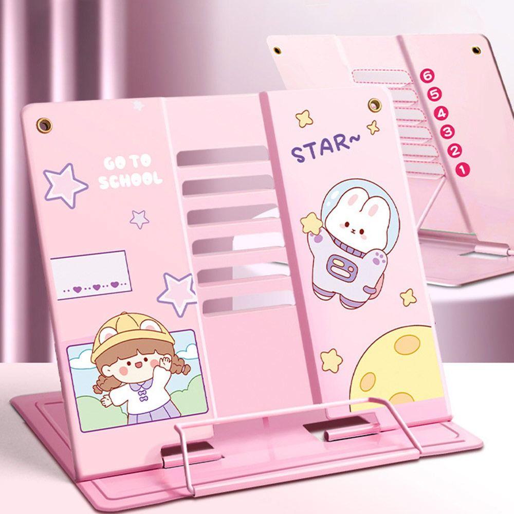 Multicolour Foldable Support Rack Adjustable Adjustable Stand Durable Book Reading Stand Tablets