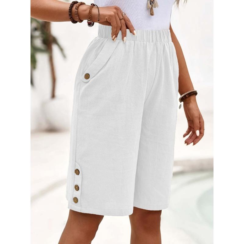 Шорты, брюки-квотер, женские повседневные брюки, прямые брюки