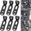 Motorcycle Auxiliary Light Bracket Mount Clamp Holder Carbon Steel Fog Lamp Support Stand for Electric Bike Scooter Accessories