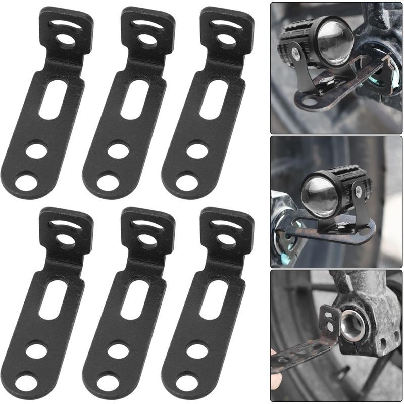 Motorcycle Auxiliary Light Bracket Mount Clamp Holder Carbon Steel Fog Lamp Support Stand for Electric Bike Scooter Accessories
