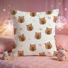 Cute Capybara Mood Cushion Cover Premium Comfort Reversible Pillow Cove Two in One Design for Any Room  Car Interior