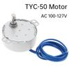 TYC50 / 50TYZ / TYJ50 Synchronous Motor AC 100-127V 4W CW/CCW Permanent Magnet  Motor for Display Rack / Shaking Stand / PTZ Support