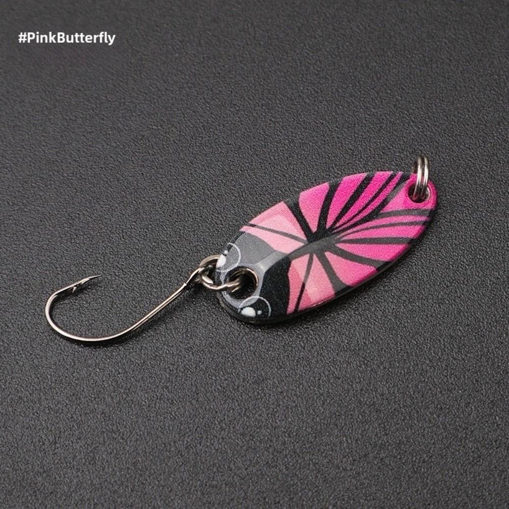 5 Pcs/Set 1.5G 2.5G 3.5G 5G Weight Spoon Fishing Lure Small Stream Lure  Trout Fishing