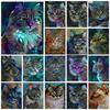 5D DIY Diamond Painting Supernatural Cat Diamond Embroidery Cross Stitch Kit Full Rhinestone Mosaic Home Decor