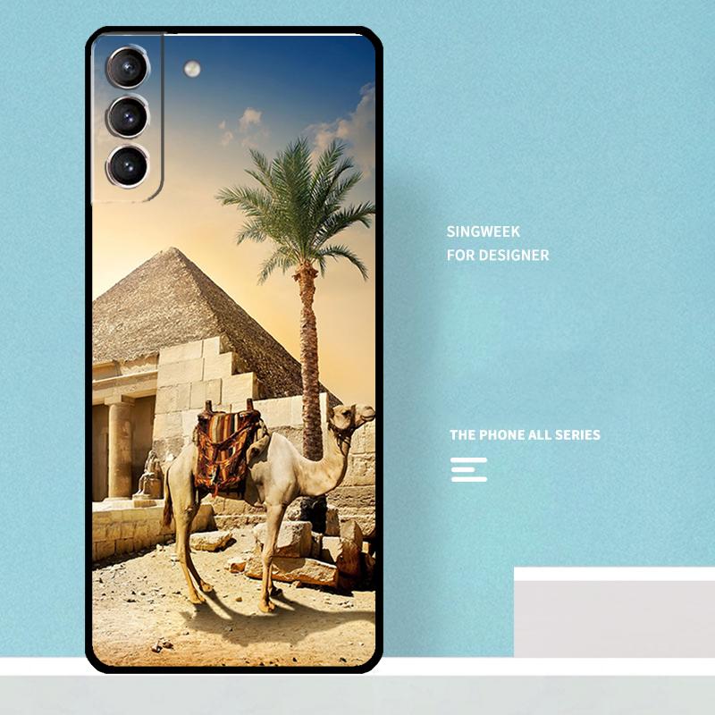 Ancient Egyptian Case For Samsung Galaxy S25 Ultra S21 S22 S23 S24 Ultra S9 S10 S20 Plus S25 FE Phone Cover