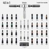 42-in-1 Multi-Functional Ratchet Screwdriver Set with High-Hardness S2 Steel Bits