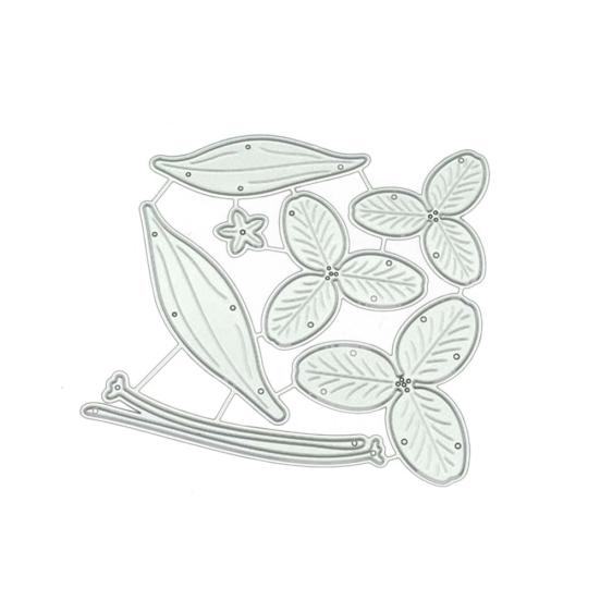 Цветок металлический трафарет DIY Скрапбукинг бумажные карты искусство фото трафарет плесень