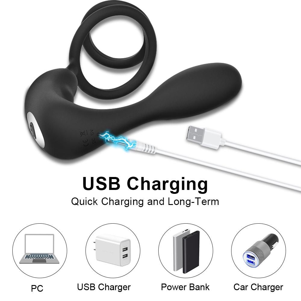 Беспроводной пульт дистанционного управления, массажер простаты, анальный вибратор, секс-игрушки для мужчин, кольца на пенис, задержка эякуляции, анальная пробка, мужской гей