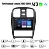 8 Inch Android WIFI For Hyundai Sonata 2003-2009 With Button Knob Car Radio Multimedia Video Player 2 Din Carplay GPS Autoraido 2+32GB