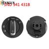5ND941431A 5ND941431B 5ND941431C для VW Golf Jetta MK5 MK6 GTI Passat B6 B7 CC Touran Caddy Tiguan Автомобильный хромированный переключатель фар