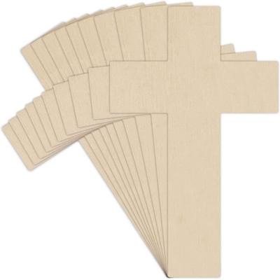 Формы Крестов для Декорирования - Creative Deco - 10 x 6 см - Вырезы из Неокрашенной Фанеры