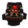 Dog Snow Sweaters Thickening New Year Christmas Dog Holiday Sweaters for Small Medium Dogs XS Black