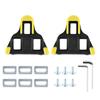 Shimano SPD-SL Compatible Binding Pedals and Cleats Set for Road Bikes, Lightweight and Ideal for On-Road Use, ESLNF031 (Plain, Pedals & Cleats)