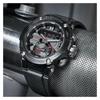 Casio Серия G-STEEL - Спортивные часы с двойным дисковым дисплеем Модные и простые Солнечный кварцевый механизм Ремешок из смолы Японские и корейские часы GST-B200B-1AER