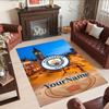 Manchester City Customize Your Name Floor Mat Design for Playrooms Study room Hallway Entryway Anti-slip Rug Anime Office Decor Wedding Party Gift