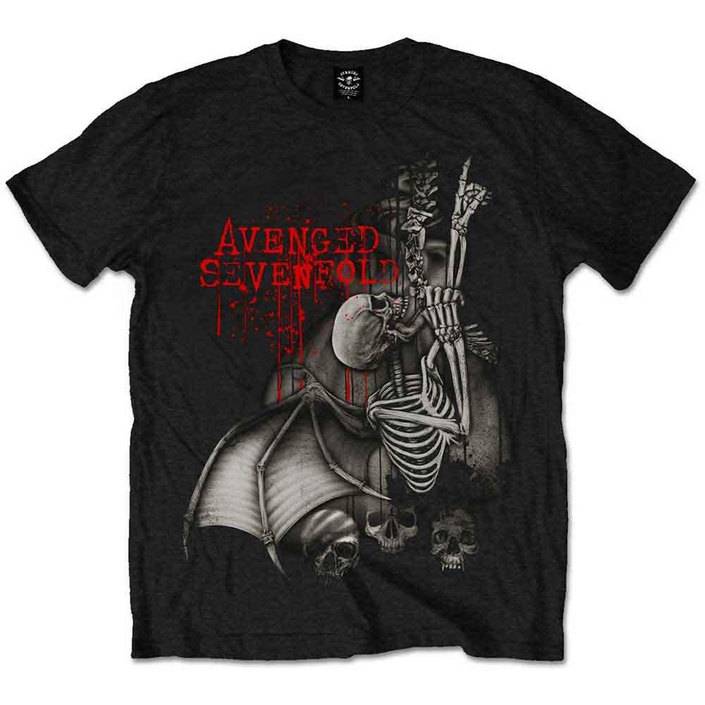 Avenged Sevenfold Spine Climber Black T Shirt Xxl