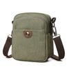 Мужская холщовая сумка через плечо - прочная мини-сумка для телефона через плечо с регулируемым ремнем, поясная сумка