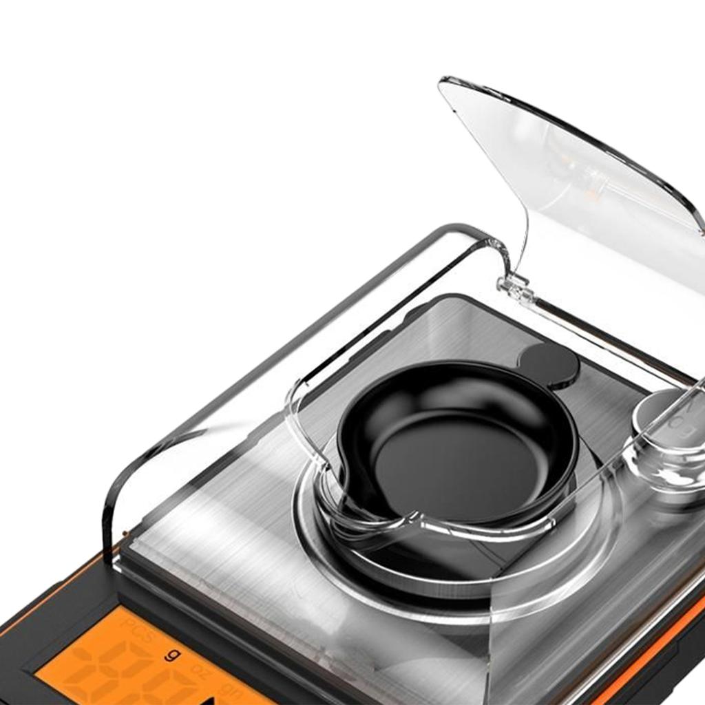 Portable Jewelry Scale Tare Function Milligram Weighting 6 Units Conversion Jewelry Scale 50g 0.001g LCD Display Multifunction