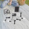 Low Noise Solar Fan Battery Operated Exhaust Fan Ventilator Fan Cooling Fan  Camping