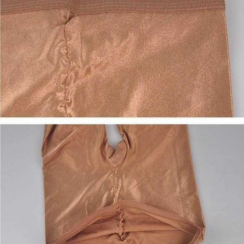 70D Shiny High Glossy Elastic Plus Size Pantyhose Shaping Stockings Tights XXXL