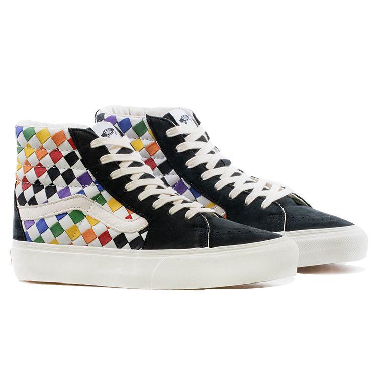 Vans Кроссовки унисекс Sk8-Hi VLT LX Pride, разноцветные, зефирные, радужные, VN0A4CS55A8