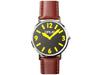 Grus Watch GRS006-02 мужские коричневые кожаные часы с серебристым металлическим корпусом и пряжкой D, НОВЫЕ